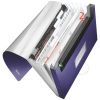 LEITZ Fächermappe Style, A4, PP, 6 Fächer, seladon-grün