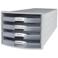 HAN Schubladenbox IMPULS 2.0, 4 offene Schübe