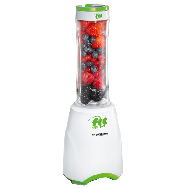 SEVERIN Smoothie-Maker SM 3735 "Mix & Go", weiß grün