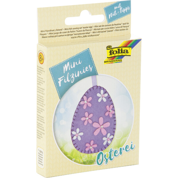 folia Mini Filz-Nähset "Filzinies", 15-teilig, Hase