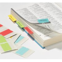 DURABLE Haftstreifen Quick Tab Duo, aus PET, farbig sortiert