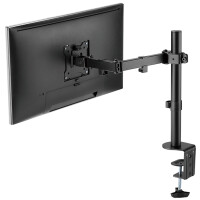 LogiLink Monitorhalterung, Armlänge: 390 mm, schwarz