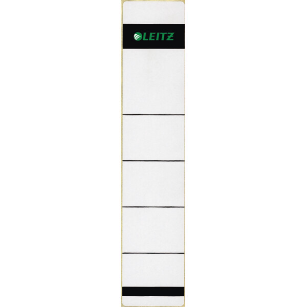 LEITZ Ordnerrücken-Etikett, 39 x 192 mm, kurz, schmal, grau