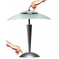 UNiLUX LED-Schirmleuchte CRISTAL, silber