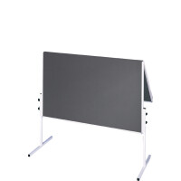 FRANKEN Moderationstafel X-tra!Line, klappbar, Filz, grau