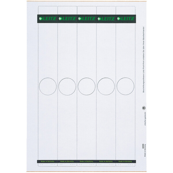 LEITZ Ordnerrücken-Etikett für Hängeordner, 34 x 279 mm