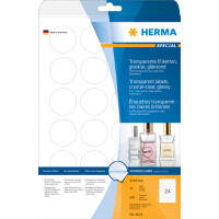 HERMA Folien-Etiketten SPECIAL, 45,7 x 21,2 mm, transparent
