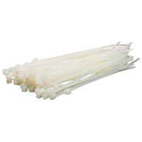 LogiLink Kabelbinder, 200 x 2,5 mm, Nylon, weiß