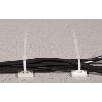 LogiLink Kabelbinder, 200 x 2,5 mm, Nylon, weiß