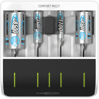 ANSMANN Schnell-Ladegerät Comfort Multi, weiß...