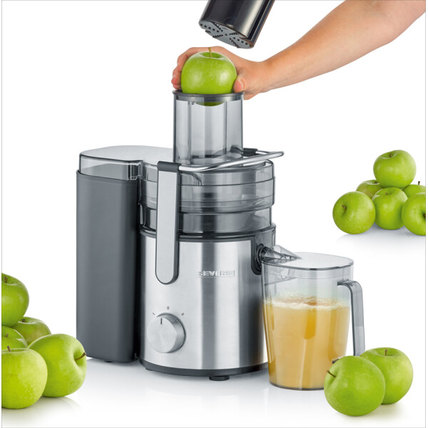 SEVERIN Entsafter ES 3570, 800 Watt, Edelstahl schwarz