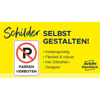 AVERY Zweckform wetterfeste Etiketten, 99,1 x 139 mm, weiß