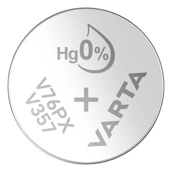 VARTA Silber-Oxid Knopfzelle V13GS (SR44), 1,55 Volt