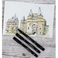 uni-ball Fineliner PIN 01200 N, schwarz