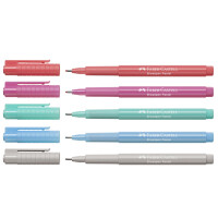 FABER-CASTELL Fineliner BROADPEN Pastell, purpurrosa