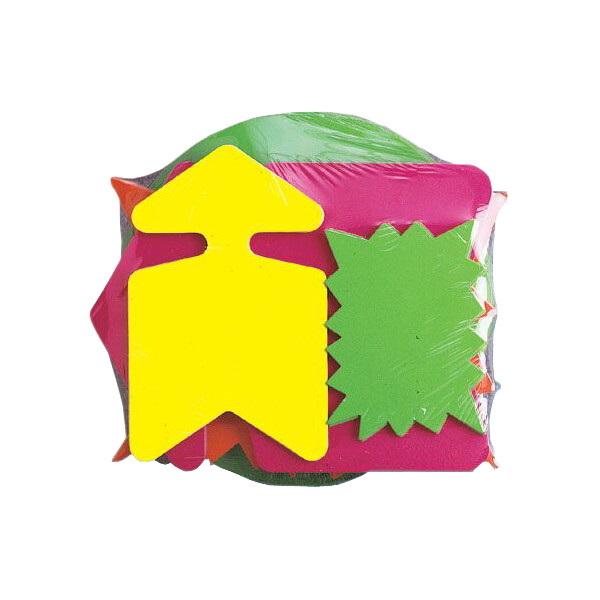 APLI Signal-Etiketten "Stern", gelb orange, 120 x 160 mm