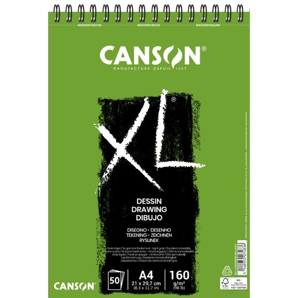 CANSON Skizzen- und Studienblock XL Zeichnen, DIN A5