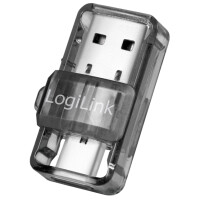LogiLink USB 3.2 - Bluetooth 5.0 Adapter, transparent