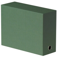 Oxford Dokumentenmappe, aus Wellpappe, dunkelgrün