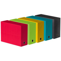 Oxford Dokumentenmappe, aus Wellpappe, dunkelgrün