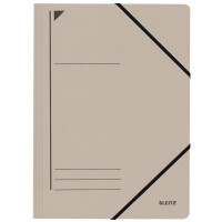 LEITZ Eckspannermappe, DIN A4, Karton 450 g qm, schwarz