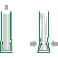 LEITZ Buchbindemappe impressBind, A4, 14 mm, bordeaux, Soft
