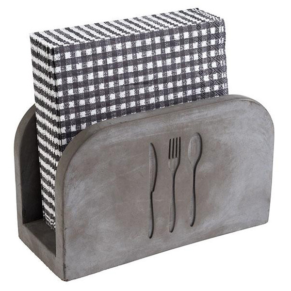 APS Serviettenhalter ELEMENT, Beton, grau