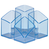 HAN Multiköcher SCALA, 4 Fächer, blau-transparent