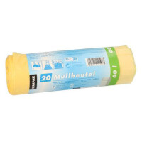 STARPAK Mülleimerbeutel LDPE, mit Zugband, 60 Liter,...