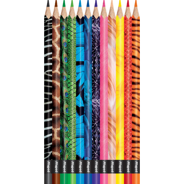 Maped Dreikant-Buntstift COLORPEPS Animals, 24er Kartonetui