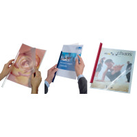 DURABLE Klemmschiene, DIN A4, Füllhöhe: 6-9 mm, transparent