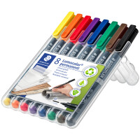 STAEDTLER Lumocolor Permanent-Marker 317M, 4er Etui