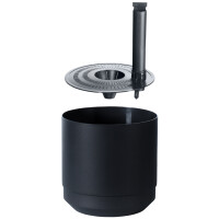 orthex Blumentopf PAULINA, Durchmesser: 300 mm, schwarz