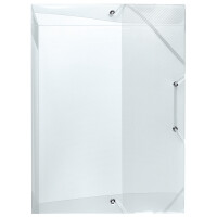 herlitz Heftbox, DIN A4, aus PP, transluzent-blau