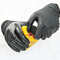 HYGOSTAR Nitril-Handschuh "POWER GRIP", L, schwarz