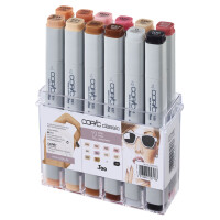 COPIC Marker classic, 12er Set Porträtfarben