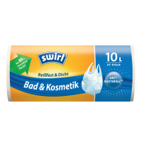 swirl Mülleimerbeutel, mit Tragegriff, transparent,...