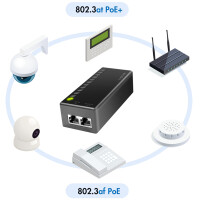 LogiLink PoE Injektor, Leistung: 30 Watt
