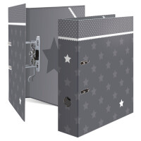 HERMA Motivordner "Stars", Grau mit...