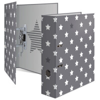 HERMA Motivordner "Stars", Grau mit...