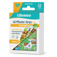 Lifemed Kinder-Pflaster-Strips "Farmtiere",...