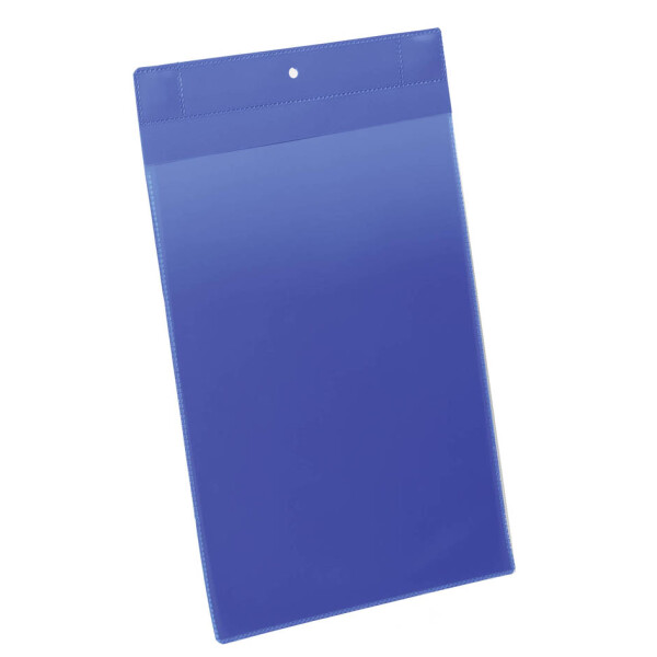 DURABLE Neodym-Magnettasche, DIN A5 quer, blau