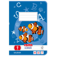 herlitz Schulheft x.book, DIN A5, Lineatur 4 liniert