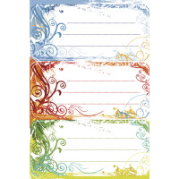 HERMA Buchetiketten "Social Icons", 76 x 35 mm