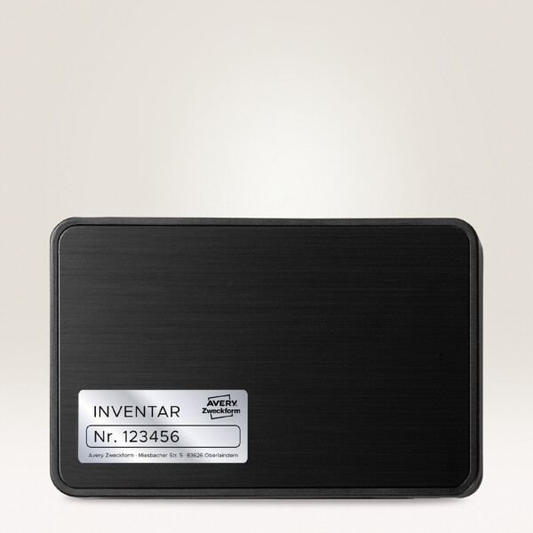 AVERY Zweckform Typenschild-Etiketten, 105 x 148 mm, silber
