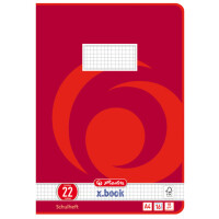 herlitz Schulheft x.book, DIN A4, Lineatur 20 blanko