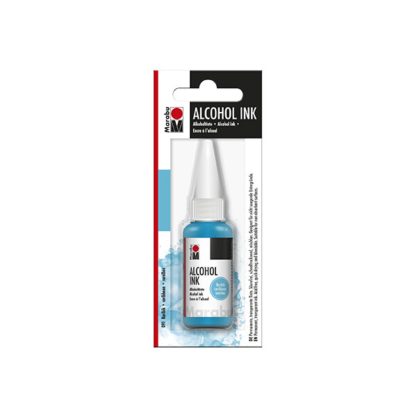 Marabu permanente Tinte Alcohol Ink, schwarz, 20 ml