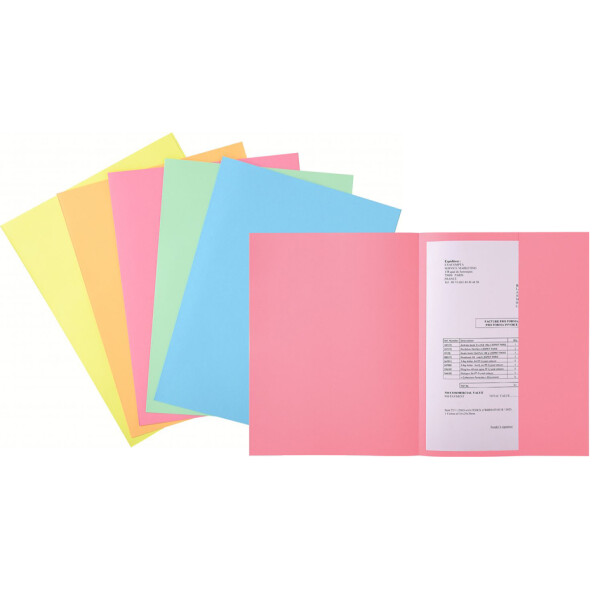 EXACOMPTA Aktenmappe SUPER 160, DIN A4, farbig sortiert