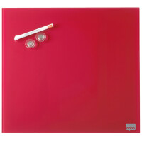 nobo Glas-Magnettafel, (B)450 x (H)450 mm, weiß
