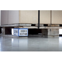 DURABLE Palettenfußbanderole, 145 x 65 mm, blau
